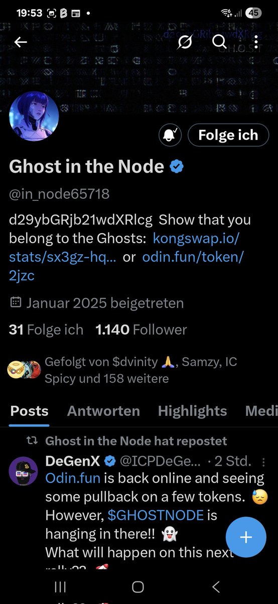 Jogina (@miuk112) on Twitter photo All roads lead to BTC 💥
The ghosts never left 👻They’ve been here all along - watching, waiting, reminding us that nothing in crypto truly disappears
Odin.fun returns, not as a memory, but as a movement.
$GHOSTNODE odin.fun/token/2jzc
<a href="/in_node65718/">Ghost in the Node</a> $ICP $EXE All roads lead to BTC 💥
The ghosts never left 👻They’ve been here all along - watching, waiting, reminding us that nothing in crypto truly disappears
Odin.fun returns, not as a memory, but as a movement.
$GHOSTNODE odin.fun/token/2jzc
<a href="/in_node65718/">Ghost in the Node</a> $ICP $EXE