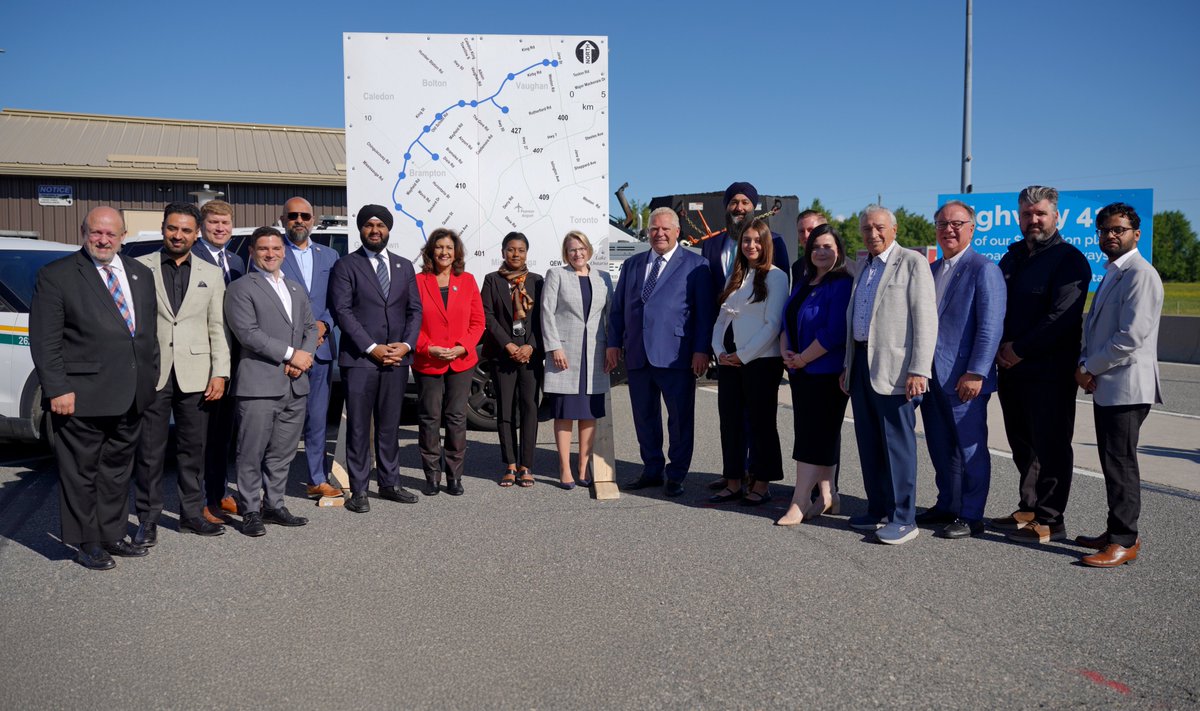 OSWCA1971's tweet image. 🚧 OSWCA was proud to be in attendance this morning alongside Premier @fordnation  Transportation Minister @PrabSarkaria to mark the start of construction on Highway 413.
 
“Getting shovels in the ground on Highway 413 is about more than building a road — it’s about creating…