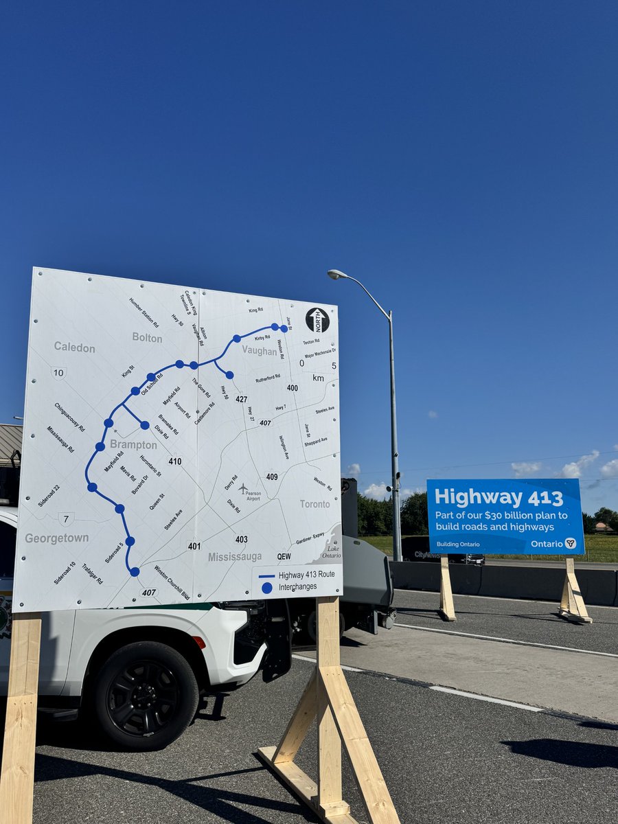OSWCA1971's tweet image. 🚧 OSWCA was proud to be in attendance this morning alongside Premier @fordnation  Transportation Minister @PrabSarkaria to mark the start of construction on Highway 413.
 
“Getting shovels in the ground on Highway 413 is about more than building a road — it’s about creating…