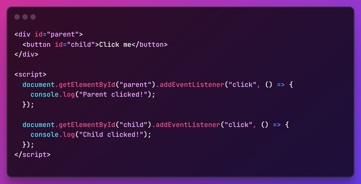 What will be the O/P of this when we click on "Click me"?

Let me know the answer in comment without cheating .