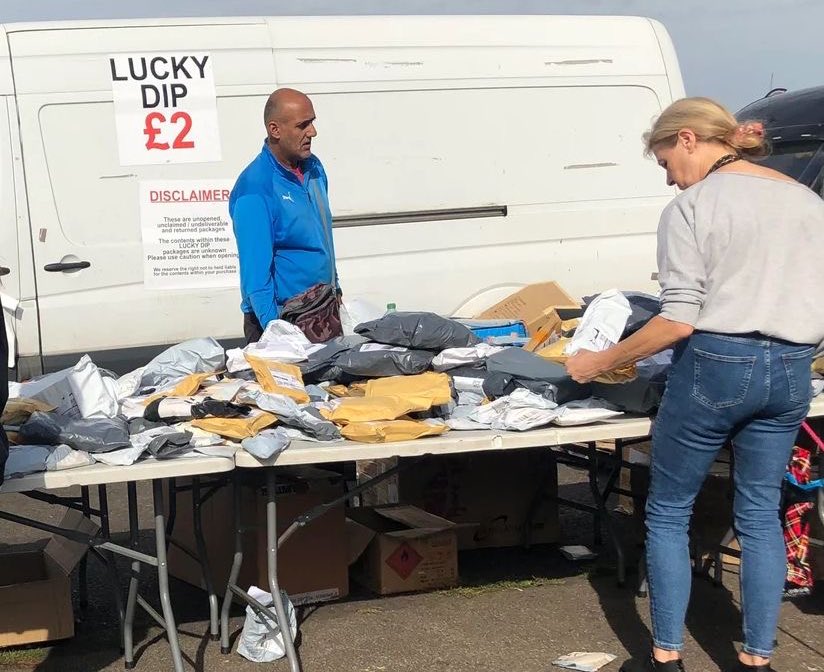 "Your parcel is on its way."

Your parcel: