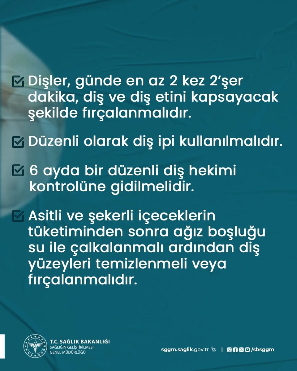 Diş eti iltihapları, sık görülen ve önlem alınmadığında diş kaybına kadar ilerleyebilen önemli ağız sağlığı problemlerindendir. Düzenli bakım ve sağlıklı yaşam alışkanlıklarıyla bu rahatsızlığın önüne geçmek mümkündür. 

#AğızveDişSağlığı
#DişEtiİltihapları