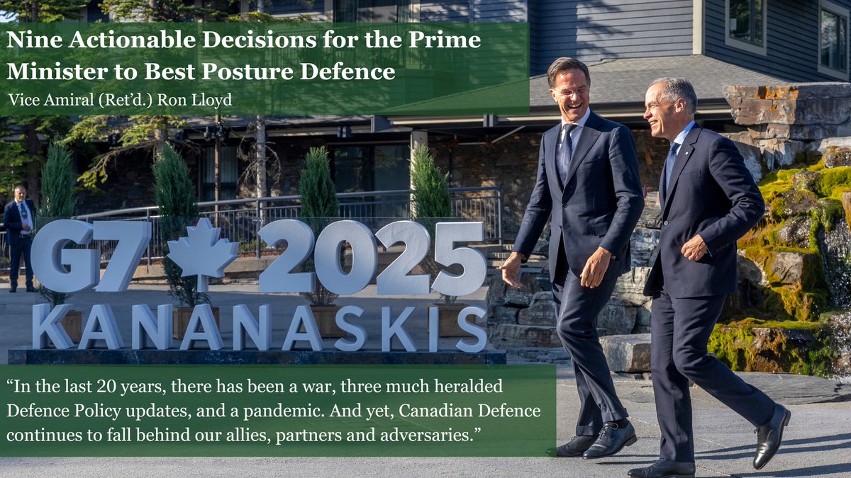 Canadian Global Affairs Institute (@caglobalaffairs) on Twitter photo 📝In this new #TripleHelix #PolicyPerspective, Vice Admiral (Ret'd.) Ron Lloyd, outlines nine actionable items to implement Prime Minister <a href="/MarkJCarney/">Mark Carney</a>'s ambitions for Canada, in a way that would better our defence posture.🍁🪖
cgai.ca/th_pp_nine_act… 📝In this new #TripleHelix #PolicyPerspective, Vice Admiral (Ret'd.) Ron Lloyd, outlines nine actionable items to implement Prime Minister <a href="/MarkJCarney/">Mark Carney</a>'s ambitions for Canada, in a way that would better our defence posture.🍁🪖
cgai.ca/th_pp_nine_act…