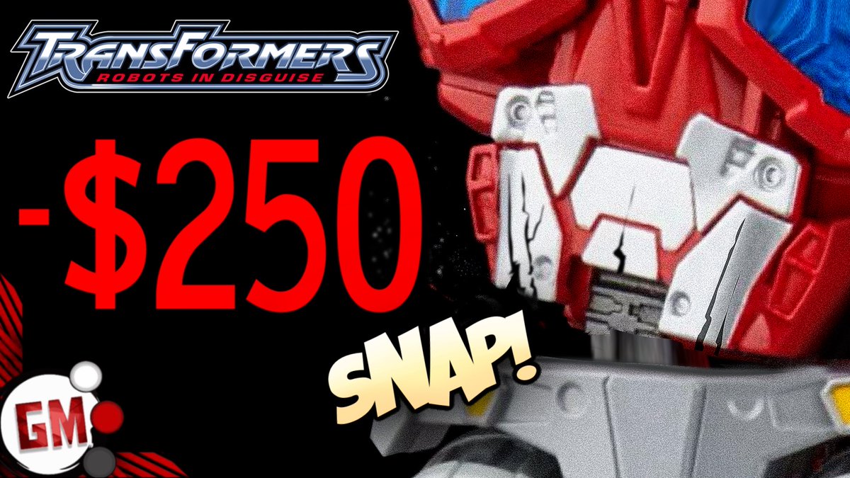&gt;&gt;&gt;NEW VIDEO&lt;&lt;&lt;

Let's talk about that $250 Optimus Prime figure that breaks itself before you can remove it from the box, and how best to handle it

Link in the replies!