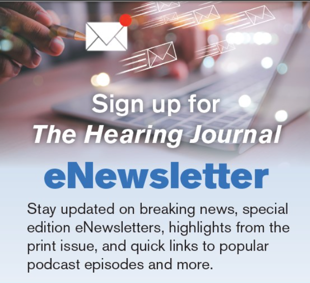 Get the latest in hearing care! Sign up for The Hearing Journal eNewsletter for expert insights &amp; updates in audiology. #AuDpeeps #Audiology #HearingHealth

👉 ow.ly/QI4Q50WMSQE