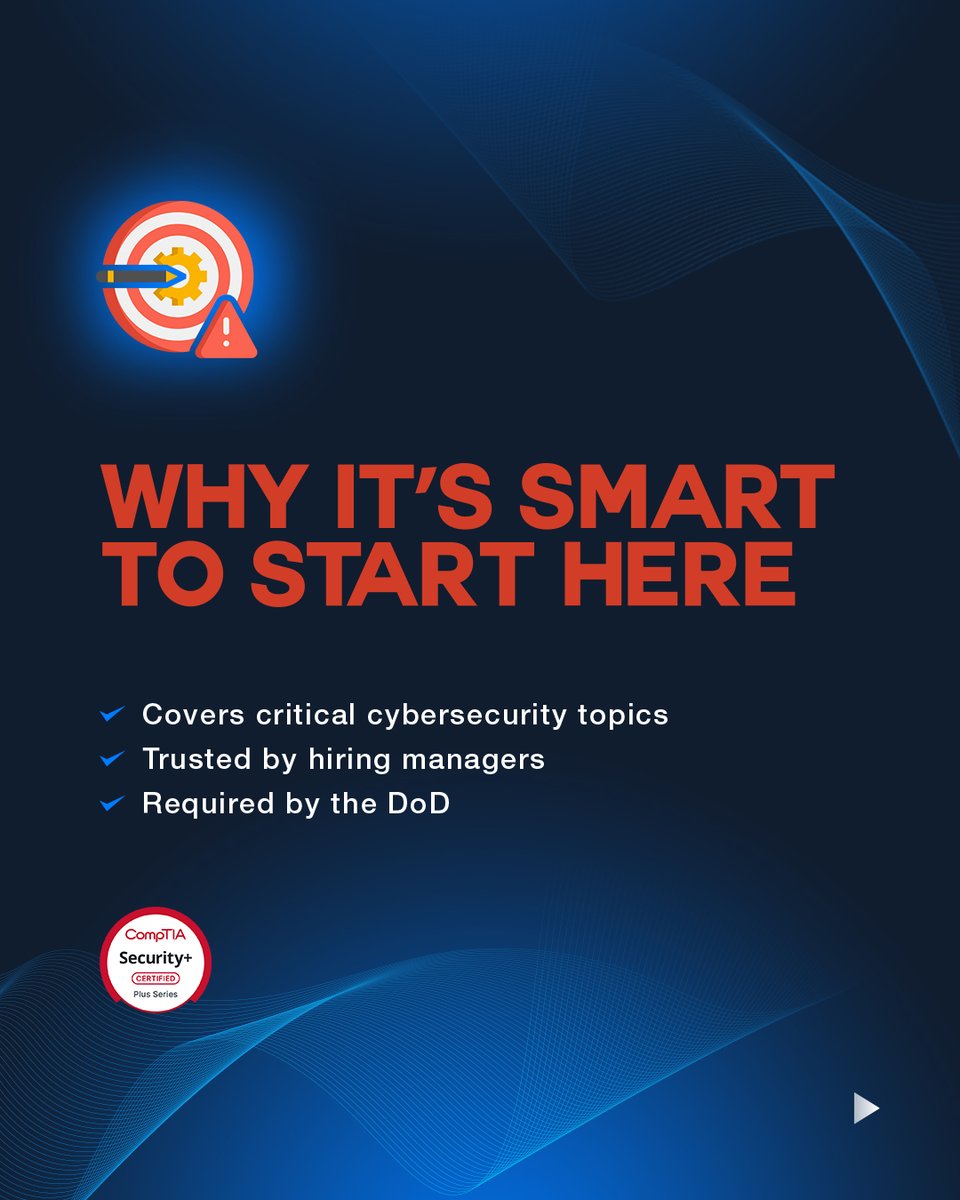 QuickStartIntel's tweet image. “Security+ isn’t worth it.”
You’ve seen the myth, but hiring managers know better.

In our latest blog, we explain why Security+ still matters and how hands-on training makes all the difference.

🔗 Read more: ow.ly/N1Nb50WMYs7

#SecurityPlus #CompTIA #CybersecurityTraining