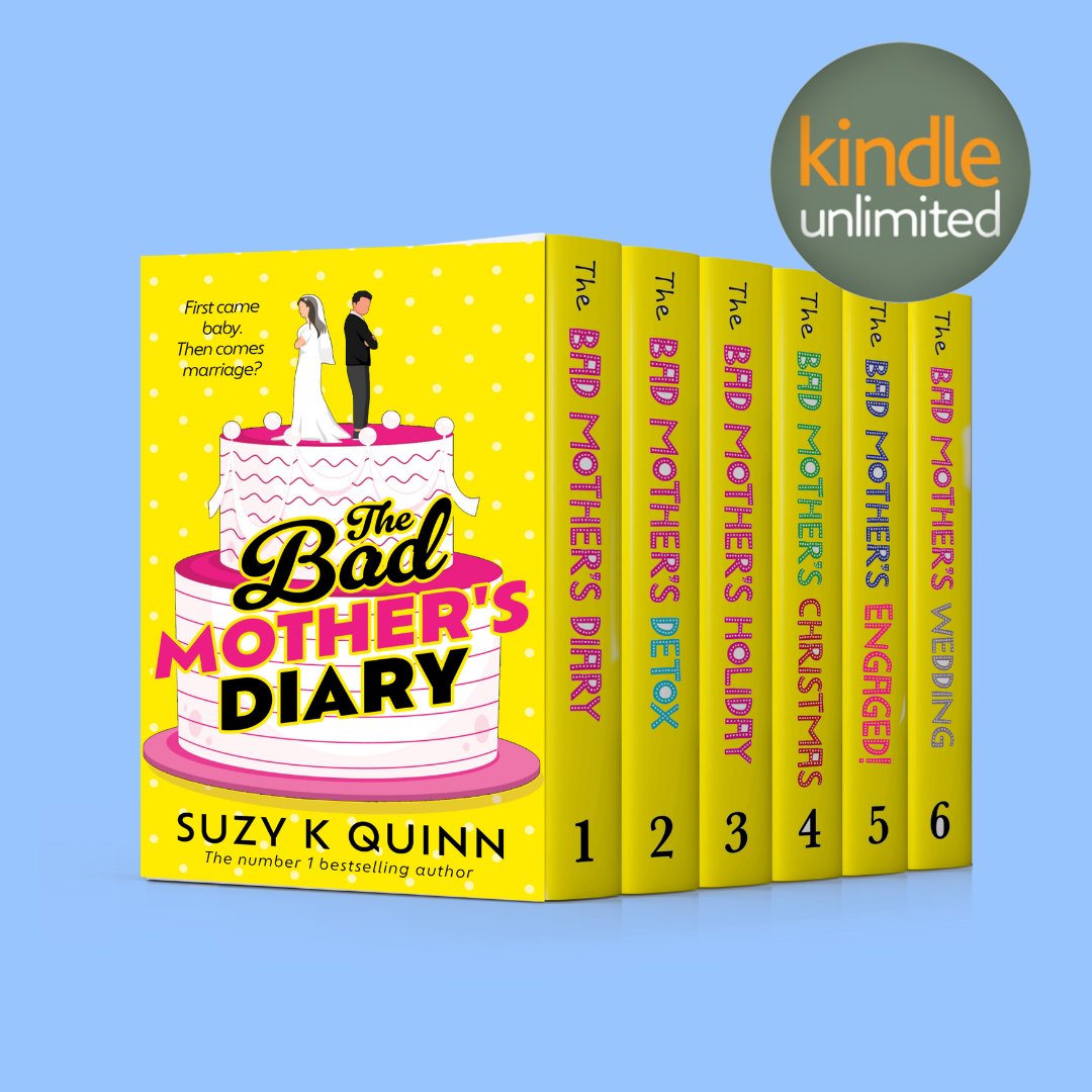 It's a lovely day for a boxset, isn't it? What day isn't? Christmas day possibly. Then again, sometimes you need a break from the family. If you haven't enjoyed the Duffy family yet, the Bad Mother's Diary series is on Kindle Unlimited ready for bingeing in a non-calorific way.