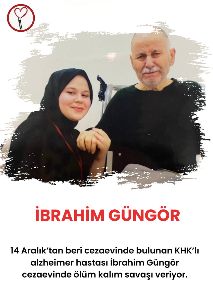 Ahmet Akça (@gurbet4925) on Twitter photo Bir alzheimer hastası olan İbrahim Güngör nasıl cezaevinde tutulur.
<a href="/eczozgurozel/">Özgür Özel</a>
<a href="/adalet_bakanlik/">T.C. Adalet Bakanlığı</a>
HastalarTahliye Edilsin Bir alzheimer hastası olan İbrahim Güngör nasıl cezaevinde tutulur.
<a href="/eczozgurozel/">Özgür Özel</a>
<a href="/adalet_bakanlik/">T.C. Adalet Bakanlığı</a>
HastalarTahliye Edilsin