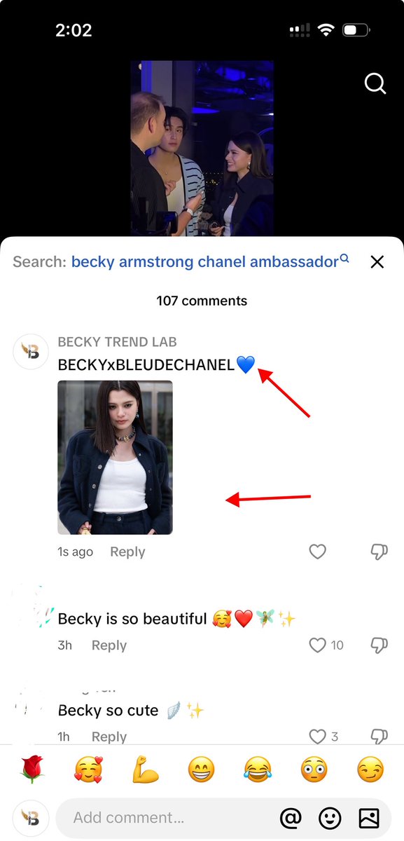 Based on how TikTok works, just do it the way it’s shown in the picture.🙏🏻🙏🏻
vt.tiktok.com/ZSAmjmvrK/

• Like 👍
• Comment ➕ Photo 💬
• Share 🔁
• Save 📌
<a href="/AngelssBecky/">Becky Armstrong</a>   <a href="/CHANEL/">CHANEL</a> 
BECKY WITH BLEU DE CHANEL      
#BLEUDECHANELxBECKY 
#ChanelFragrance
#BLEUDECHANEL