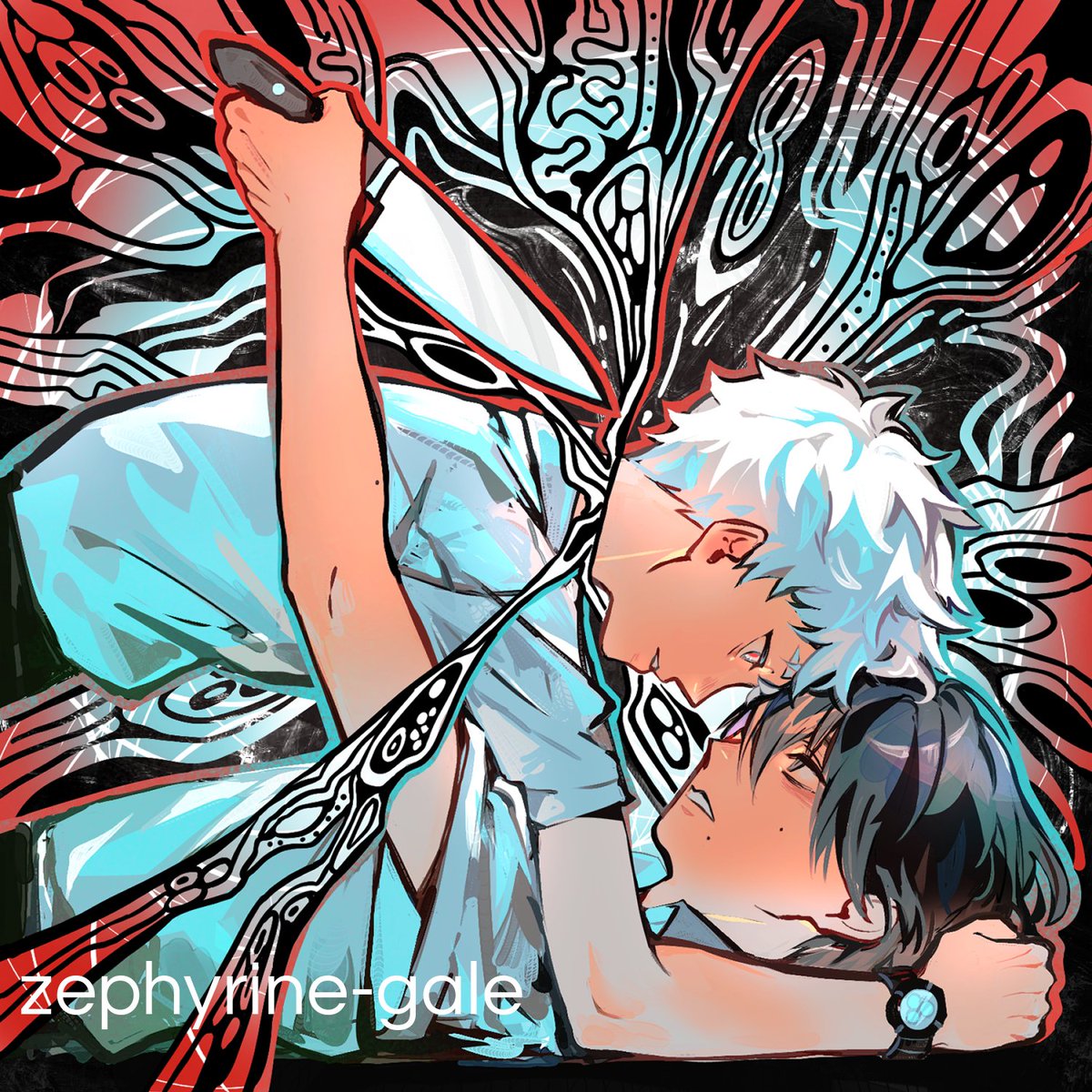 zephyrine_gale's tweet image. need whatever these two have going on
#光が死んだ夏 #thesummerhikarudied