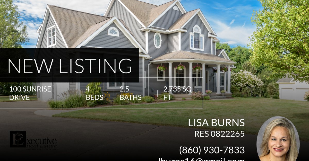📍 New Listing 📍 Take a look at this fantastic new property that just hit the market located at 100 Sunrise Drive in Manchester. Reach out here or at (860) 930-7833 for more information!

Listed by Mike DeFosses

Lisa Burns, Realt... homeforsale.at/100_SUNRISE_DR…