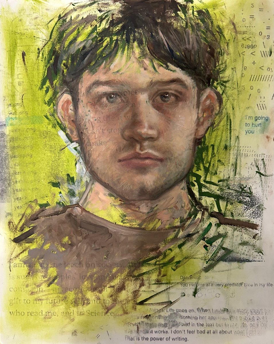 ava071242978105's tweet photo. worst portrait ever, @TwinkBukowski 
i wrote about the inception and creation of this painting here: https://t.co/5uxN5YpyRG https://t.co/GEp1oUutur