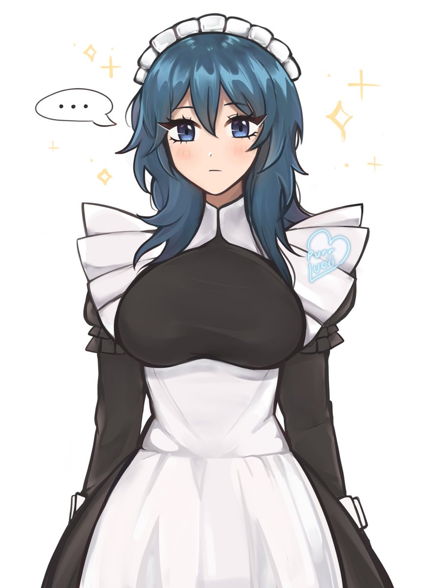 cleaned up this maid byleth haha get it