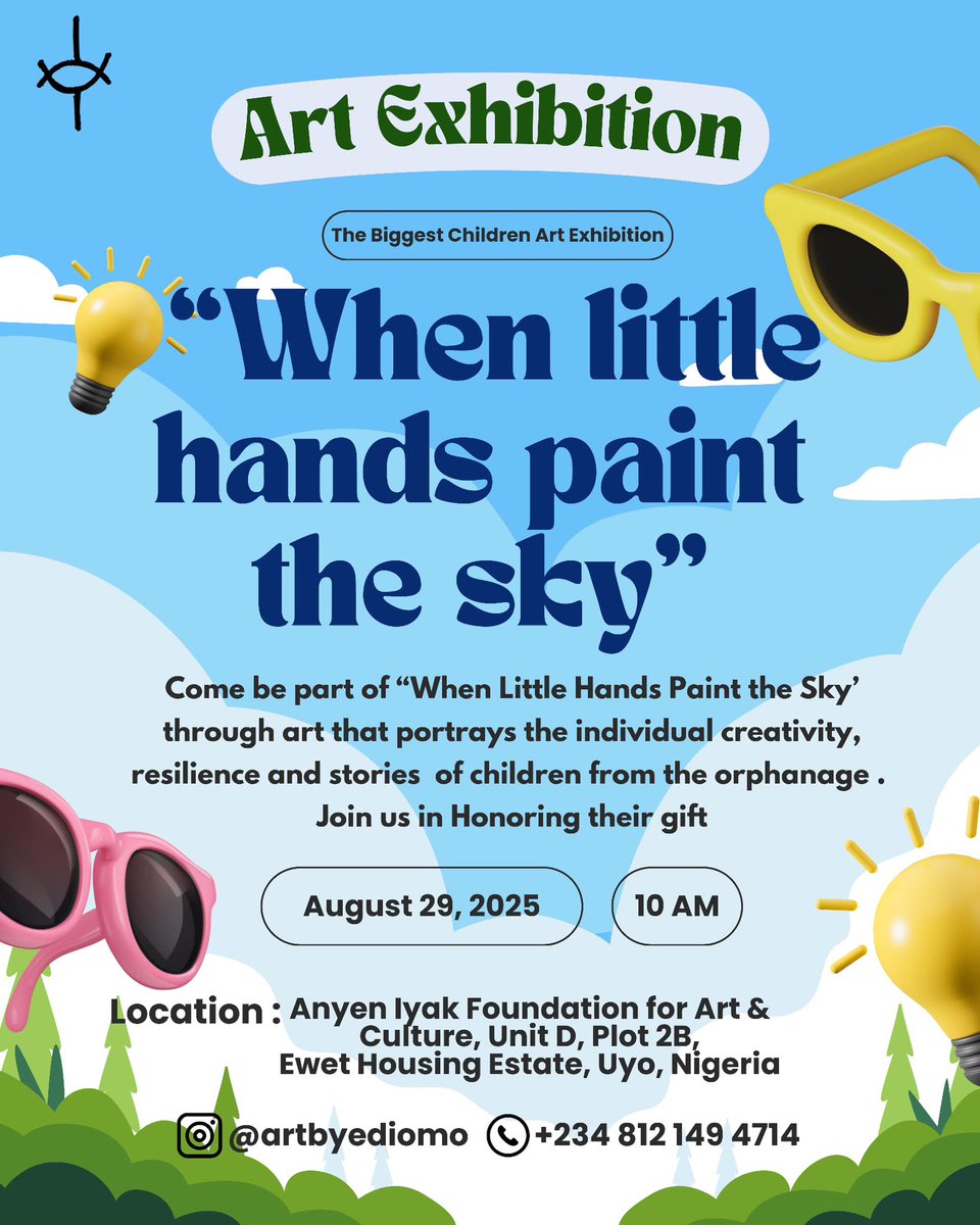 Nothing beats a kids imagination and this  Friday , I bet you’d want to know how far they can imagine.

You’re warmly invited to 

“When Little Hands Paint the Sky”

An art exhibition that celebrates the creativity and resilience of children from the orphanage.