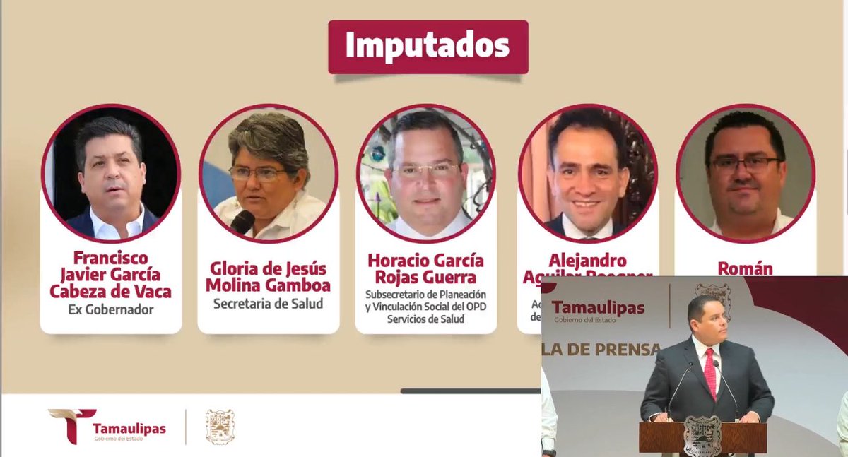 Gobierno de Tamaulipas <a href="/gobtam/">Gobierno Tamaulipas</a> revela nueva trama de desvíos de recursos del exgobernador, Cabeza de Vaca <a href="/fgcabezadevaca/">Fco. Cabeza de Vaca</a> por más de 342 millones de pesos en sector salud en el ejercicio fiscal 2017-2018.

El esquema de desvío de recurso incluía a dos empresas de Sergio Carmona