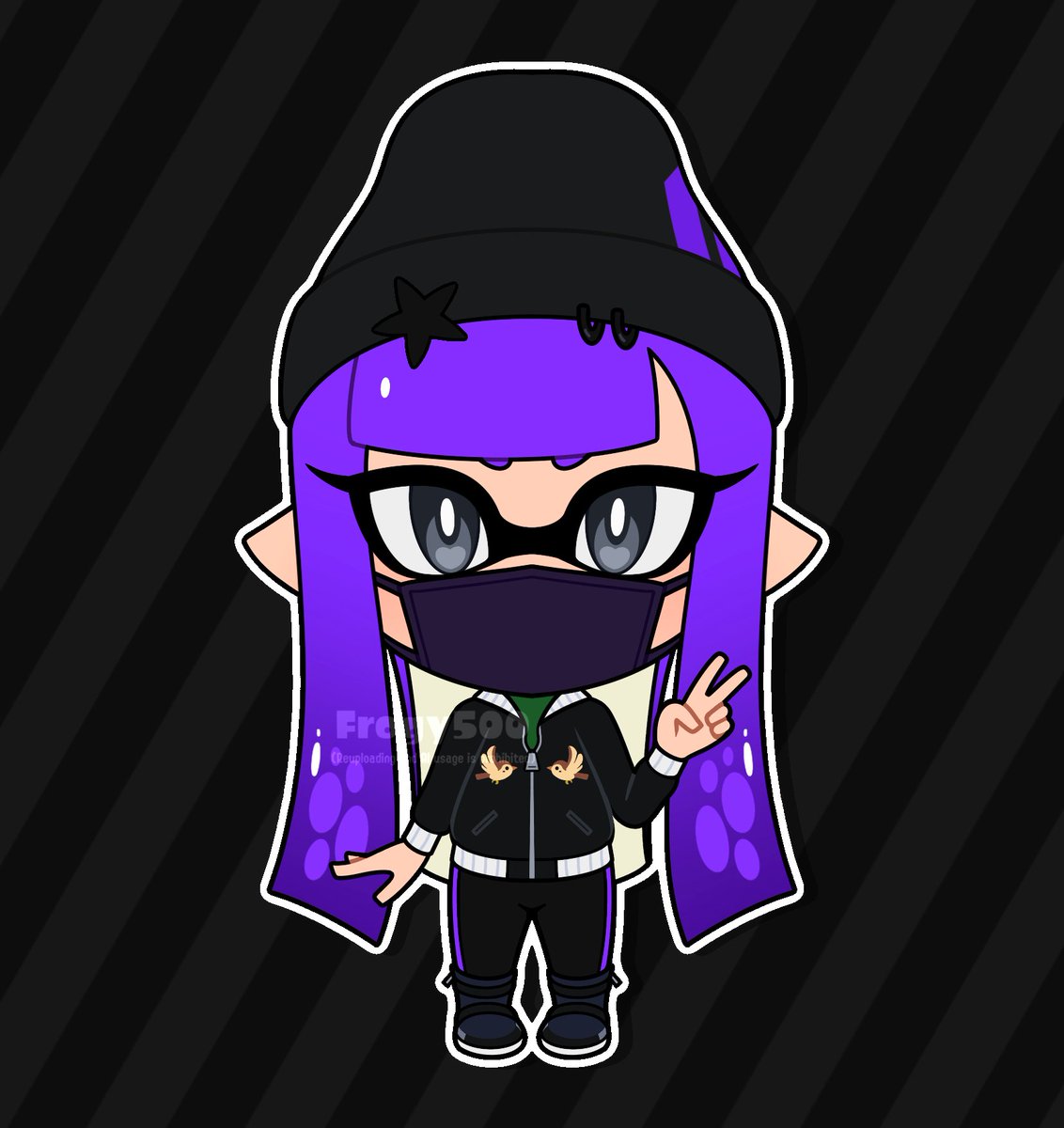 💜🦑

Raffle prize from 🦋 for BHQueen

#Splatoon #Splatoon3