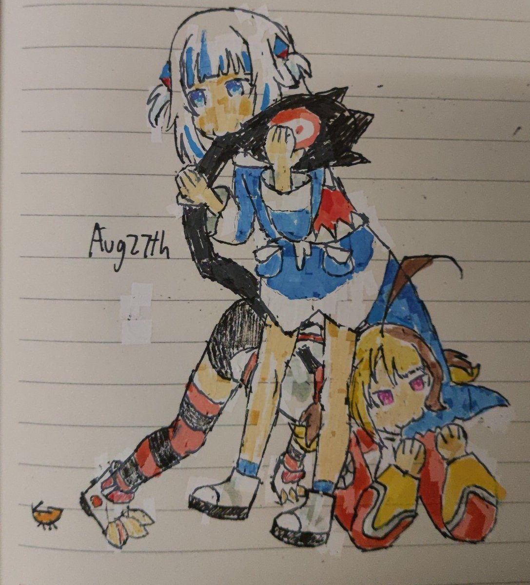 Day 239 : doodle #gawrt #rkggk #gawrmurin
