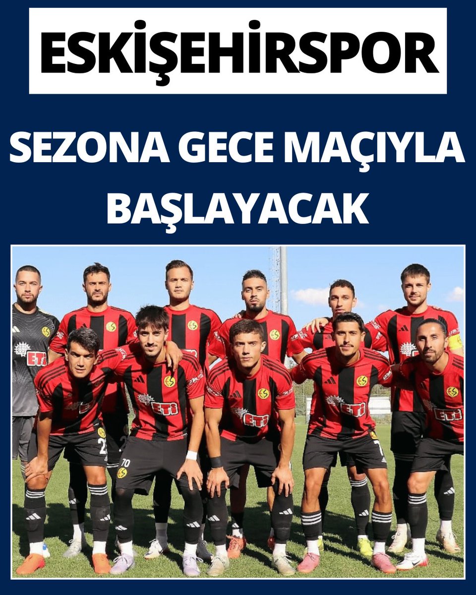 eskisehirnet's tweet photo. Eskişehirspor sezona gece maçıyla başlayacak https://t.co/33fsFw3reP https://t.co/G1KK03cntS