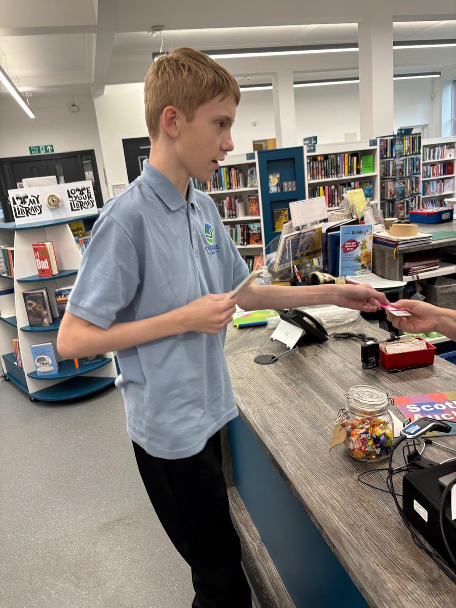 MrMcInnes3's tweet image. 📚🌟 The pupils @riversidewdc took their first adventure into the community with a trip to Alexandria to visit @wdclibraries! 🚌✨ They loved collecting their new library cards and checking out their very first books. 📖💙 #CommunityLearning #LibraryAdventures #ASNeducation