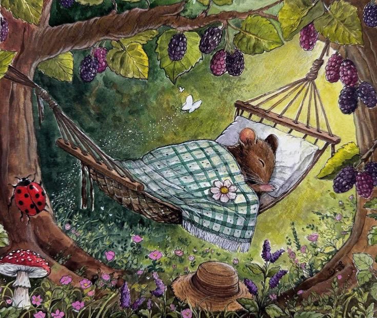 Nothing like a summer’s day nap…I hope you’re all well &amp; I’ll reply to your kind notes soon. I’ve been away, but I’ll be back to posting soon. Hugs
to you all ♥️🍃