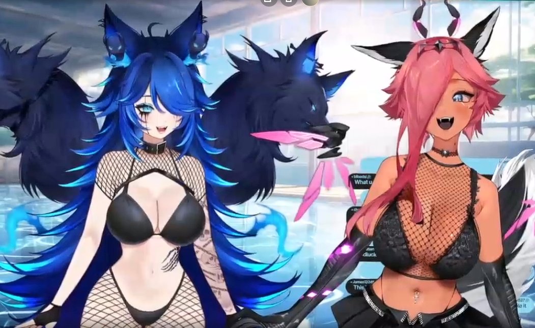 Spite 🐺 Cerberus Vtuber 🐺 (@spitevtuber) on Twitter photo NOW WE'RE BOTH DOGGIES. I wish I posted this for International Doggo day, but here's this adorable pic with <a href="/Trickywii/">🔆Trickywi🌴</a> 💙 NOW WE'RE BOTH DOGGIES. I wish I posted this for International Doggo day, but here's this adorable pic with <a href="/Trickywii/">🔆Trickywi🌴</a> 💙