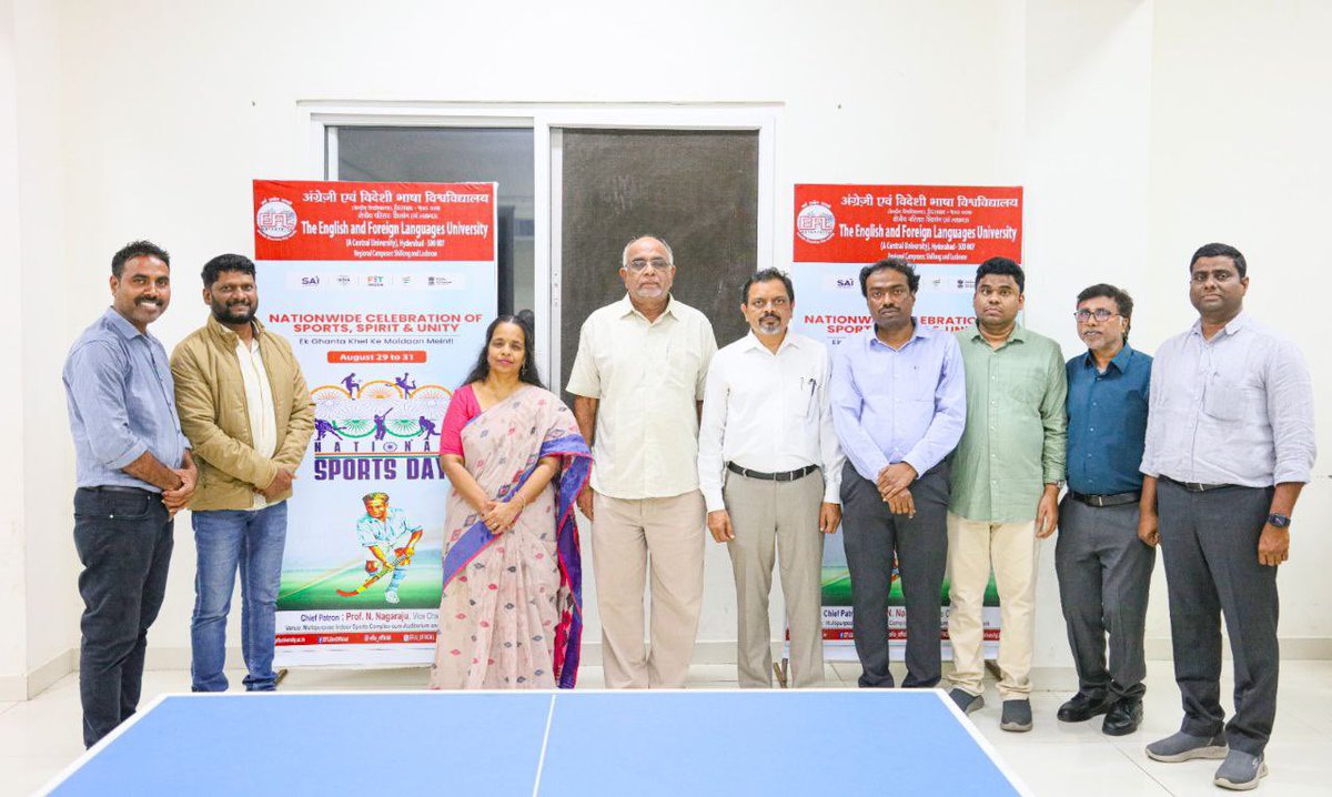 Celebrating sports alongside esteemed colleagues and Our VC,Prof. N Nagaraju Garu.!