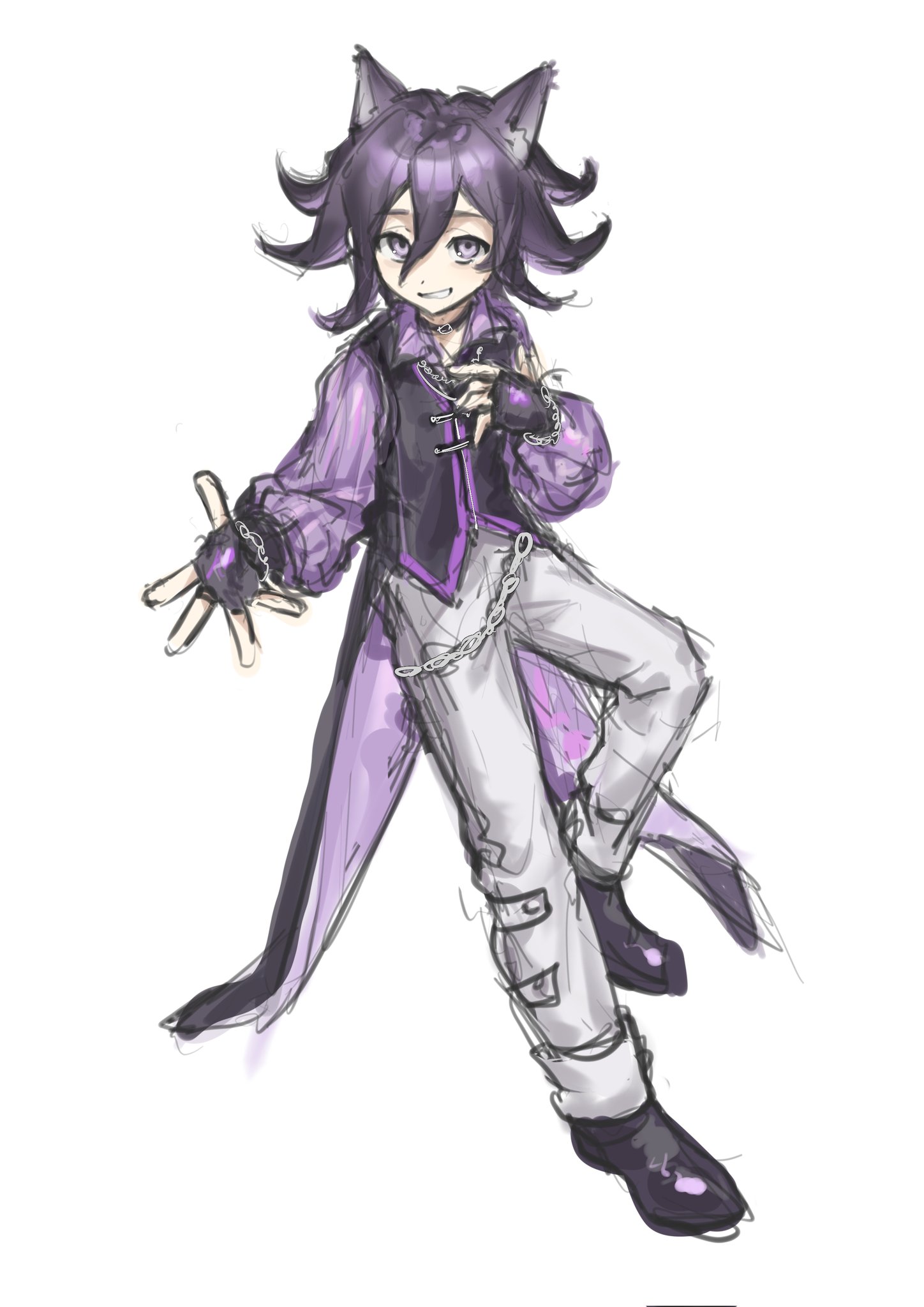 ダンガンロンパ 王馬 星 ② ダンガンロンパシリーズ - 描き起こし Art by さくしゃ2