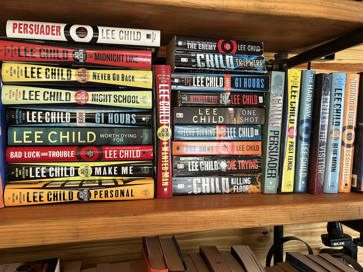 All great reads <a href="/LeeChildReacher/">Jack Reacher Books</a>. Thanks mate.