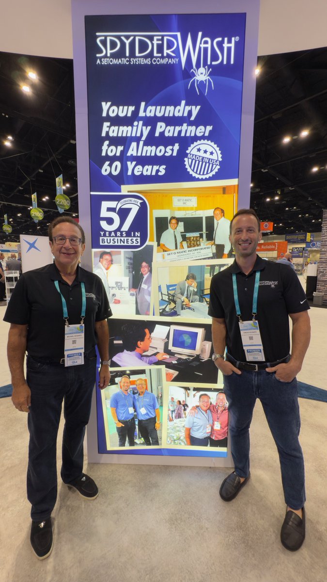 SetomaticSystem's tweet image. That&apos;s an official wrap on Clean Show 2025. We want to give our sincere gratitude and thanks to all our distributors, customers, and employees that made this one the best in company history. We are humbled and proud to be supporting and servicing the laundry industry for 60 years