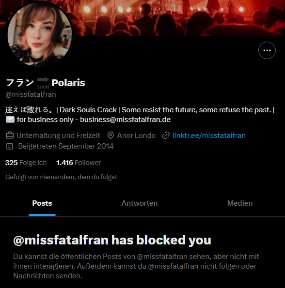 Was denn jetzt los <a href="/missfatalfran/">フラン 🔜 Vtuber Debut</a> ?