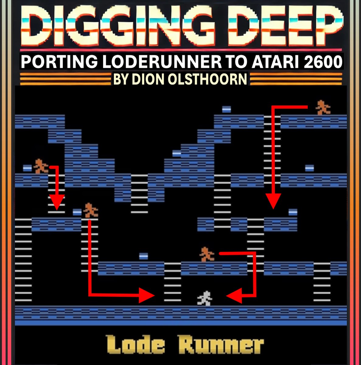 RetroGamingExpo's tweet image. Software engineer Dion Olsthoorn started programming at 15 years old. His latest Atari 2600 creation is a port of the groundbreaking Lode Runner! Meet him at PRGE and hear about the unique challenges of this project! Tickets at tinyurl.com/4v7htw9w
#prge #prge2025 #loderunner
