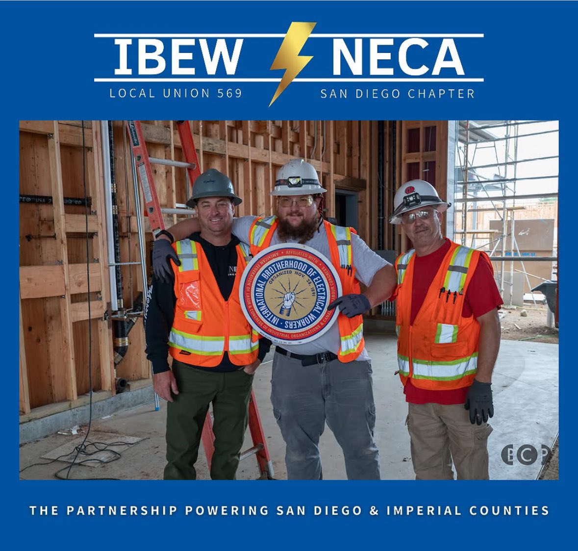 The Powering America team of NECA’s Bay-Tech Electric Inc. and IBEW Local 6 is working on upgrading San Francisco’s aging sewer system, beginning with a new Biosolids Digester Facility in San Francisco, California. (Photo credit: Brian Campbell Photography)  #IBEW #NECA