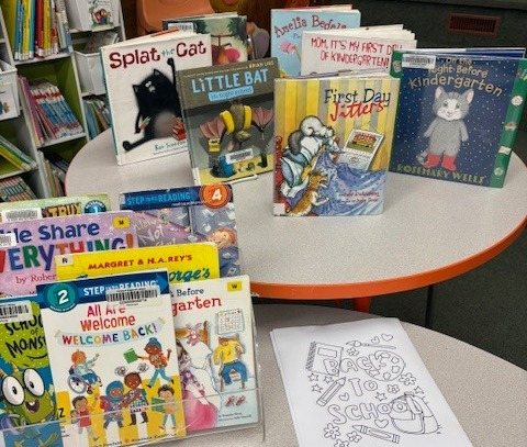MelvilleLibrary's tweet photo. It's almost back to school time &amp; we've got an amazing assortment of books to help you normalize and explore the big feelings experienced during back-to-school time.  Some books are sure to make you smile &amp; even lol!  Check out these books to enjoy as we say goodbye to summer! https://t.co/7wQao4dbZI
