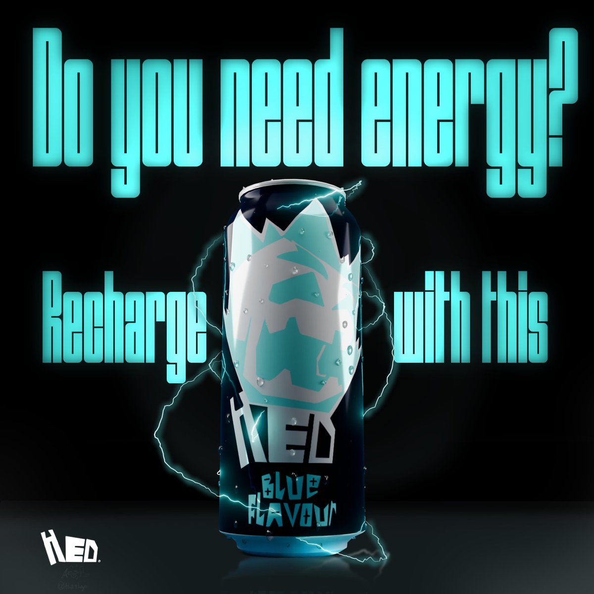 H.E.D presents you a new energy drink collaboration with the famous superhero Etroman. 
                                 Search in your stores. 
                                         Stay energized.

[#stargalart #ocart ]