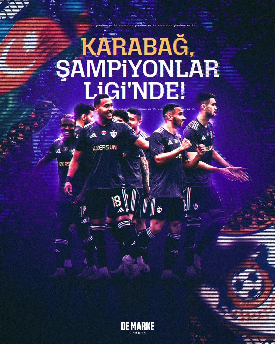 🇦🇿 Karabağ, Ferencvaros’u eleyerek Şampiyonlar Ligi’ne katıldı. 

Təbriklər qardaşlar ❤