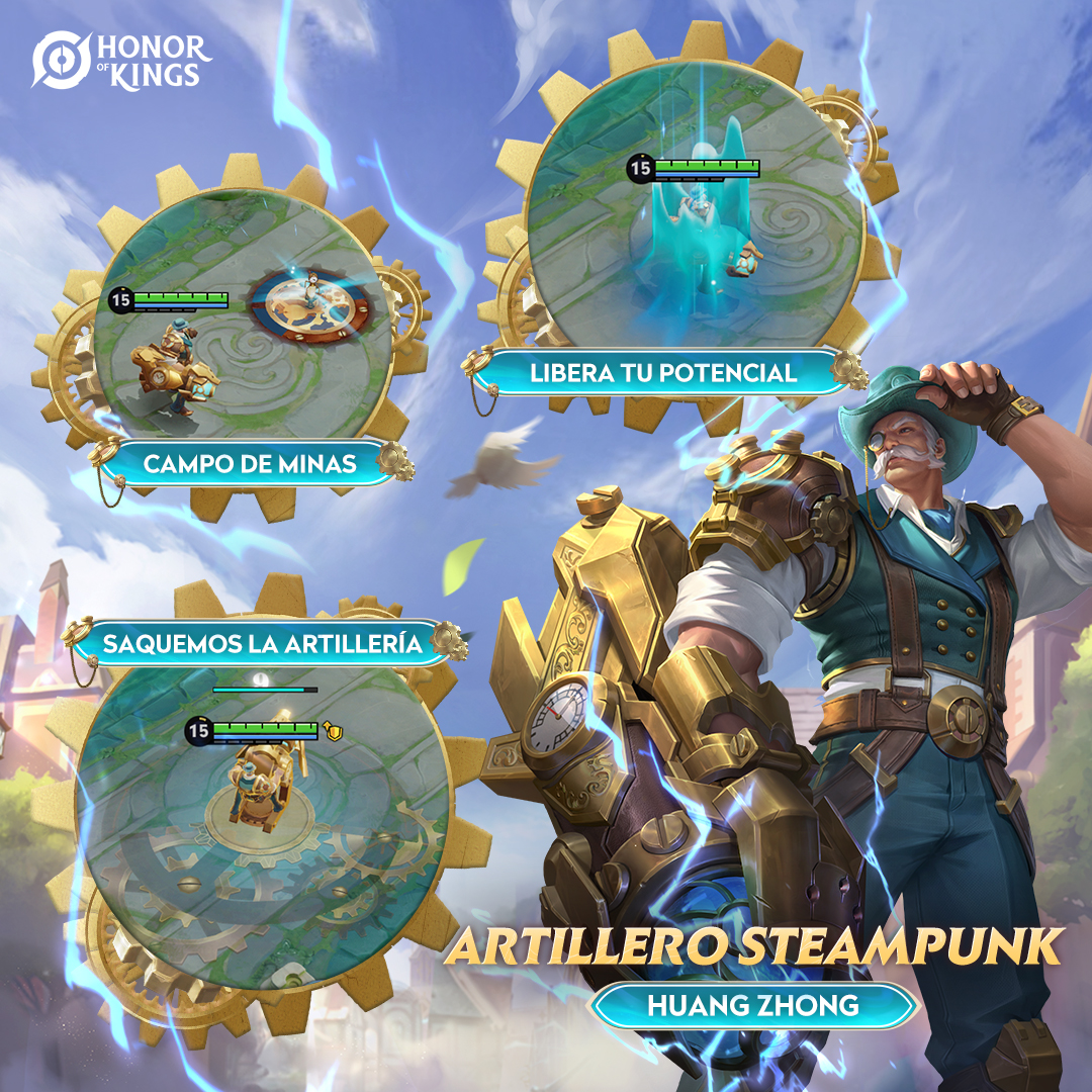 📅 ¡El nuevo Pase de Honor llega el 29 de agosto!
🎁 ¡Consigue a Dian Wei Tigre Alado gratis subiendo de nivel!
💎 ¡Mejora al Pase Élite y consigue a Mi Yue, Adivina Nocturna, y a Huang Zhong, Artillero Steampunk!

▶️ honorofkings.live/download
#HOK #HonorofKings