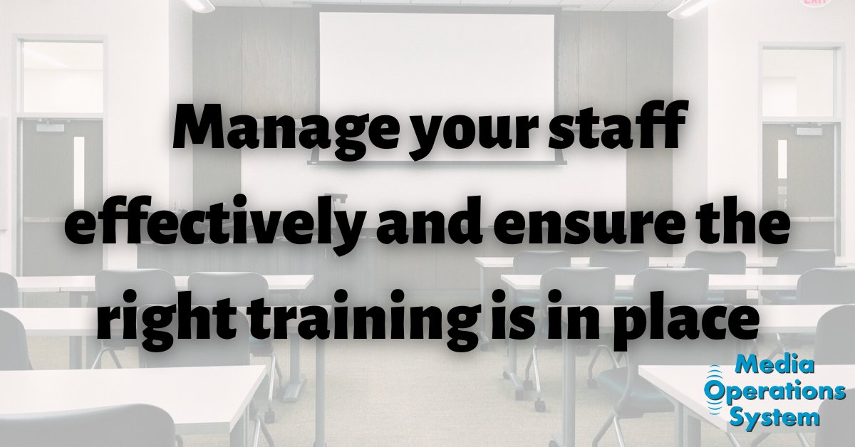 MediaOpsSystem's tweet image. The #MediaOperationsSystem helps you manage your staff effectively

🎓 Manage training courses and attendees
💭 Record feedback
🛂 Keep a track of any permits or passes

#LocalRadio #HospitalRadio #CommunityRadio #StudentRadio #MakingRadioEasy

https://www.mediao...