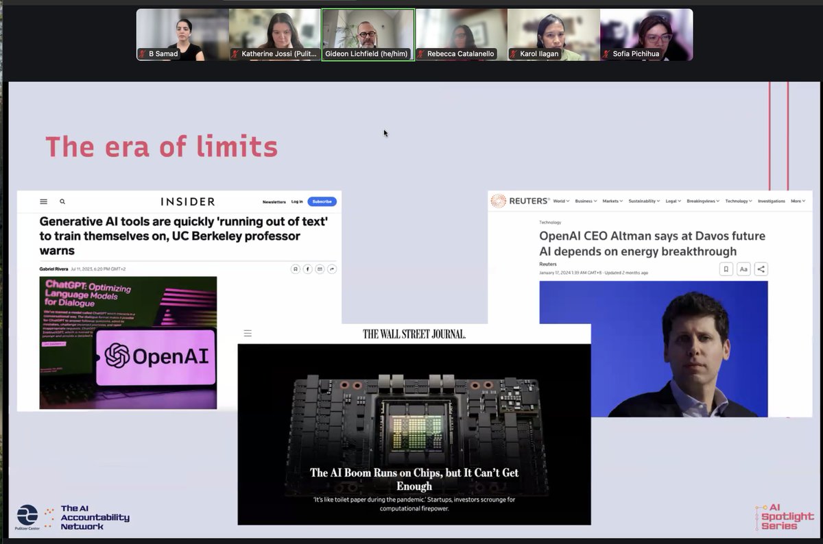 Honored to be selected by the @PulitzerCenter for a fantastic training:  "An Editor's Guide to AI" with <a href="/glichfield/">Gideon Lichfield 🇺🇦🌻</a>! In an AI-driven world, it's  more important than ever that we as journalists know how to cover this  beat responsibly. Thanks for the invaluable opportunity! #AI