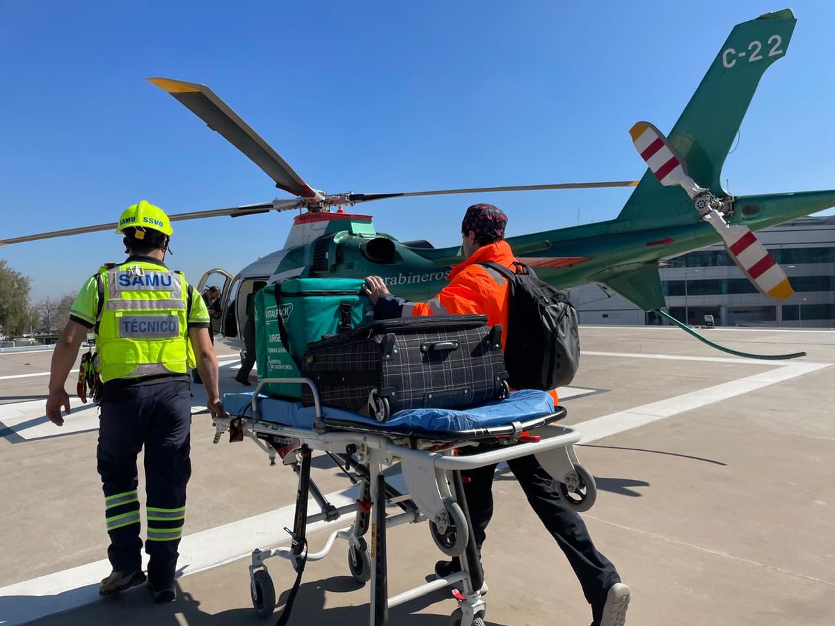 EXITOSO TRASLADO DE CORAZÓN POR LA SECCIÓN AÉREA DE CARABINEROS VALPARAÍSO, Carabineros de Chile  al servicio de quienes lo necesitan, la Sección Aérea de Valparaíso realizó un exitoso traslado de órgano desde el Hospital Militar hacia el Hospital Gustavo Fricke de Viña del Mar.