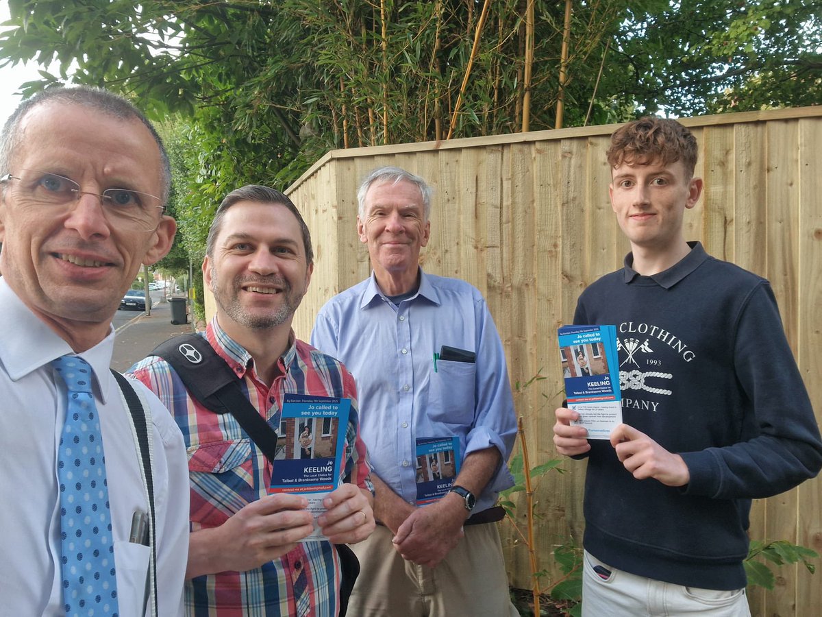 Dorset Young Conservatives (@dorsetyoungcons) on Twitter photo Great evening campaigning in Talbot & Branksome Woods for Jo Keeling, our brilliant <a href="/Conservatives/">Conservatives</a> candidate in the upcoming council by-election.
We need her strong voice and experience to stand up for residents and stop the Lib Dems’ managed decline of BCP. 💪🌳 Great evening campaigning in Talbot & Branksome Woods for Jo Keeling, our brilliant <a href="/Conservatives/">Conservatives</a> candidate in the upcoming council by-election.
We need her strong voice and experience to stand up for residents and stop the Lib Dems’ managed decline of BCP. 💪🌳
