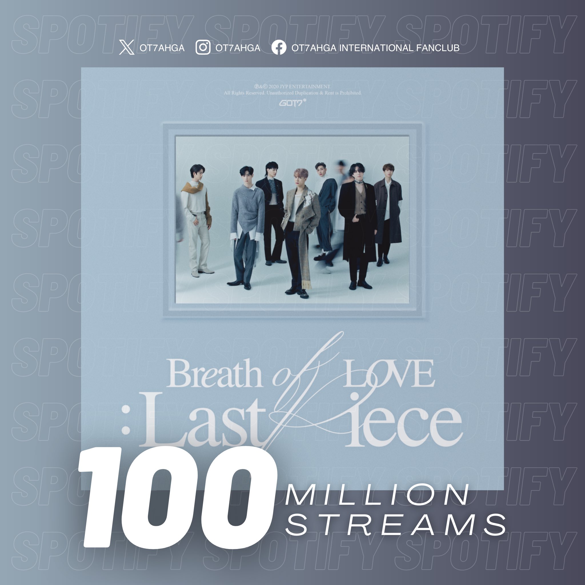 GOT7 Def.Love☆SUBKSHOPトレカ付き OT7Ahga Int Fanclub on X: 