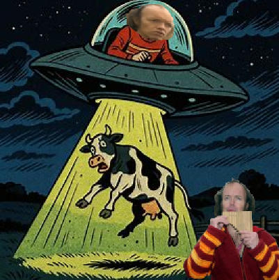Toto82007's tweet photo. Qui vole des vaches la nuit ? Tout le monde sait !🛸
👑#Sylvanus #Oriana #ChristCosmique 👽✨ https://t.co/KKspKXh7wJ