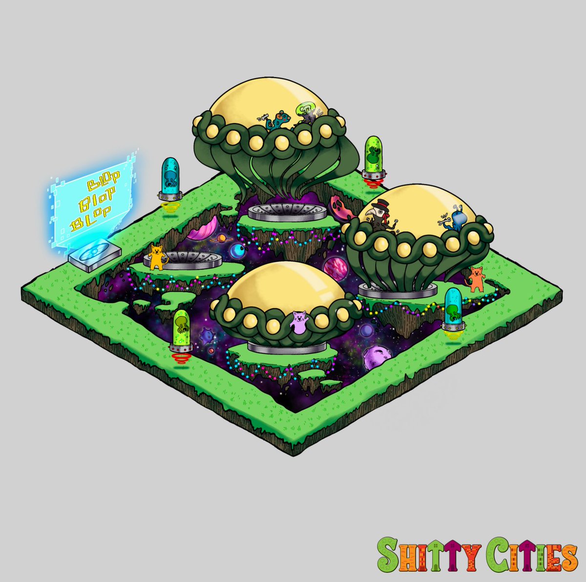 Art School Fight Club (@artschoolfc) on Twitter photo Our weekly happy hour is kicking off in less than 90 minutes in discord. 4pm EASTERN.
Come have some fun and win some $CLOUT so you can enter this raffle! A Shitty City Block from <a href="/AlgOctopus/">BLOP WORLD 🐙🌎</a>
shittykitties.art/raffles/568 Our weekly happy hour is kicking off in less than 90 minutes in discord. 4pm EASTERN.
Come have some fun and win some $CLOUT so you can enter this raffle! A Shitty City Block from <a href="/AlgOctopus/">BLOP WORLD 🐙🌎</a>
shittykitties.art/raffles/568