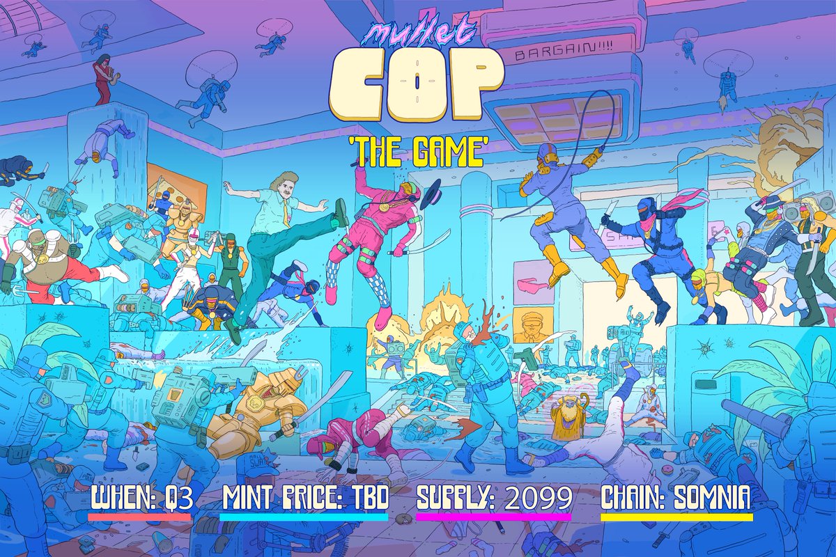 Mullet Cop 'The Game' (@mulletcopgame) on Twitter photo The Mint Condition Collection is launching on <a href="/Somnia_Network/">Somnia</a> 🛍️
We’re bringing the mall to Somnia in Q3. The Mint Condition Collection is launching on <a href="/Somnia_Network/">Somnia</a> 🛍️
We’re bringing the mall to Somnia in Q3.