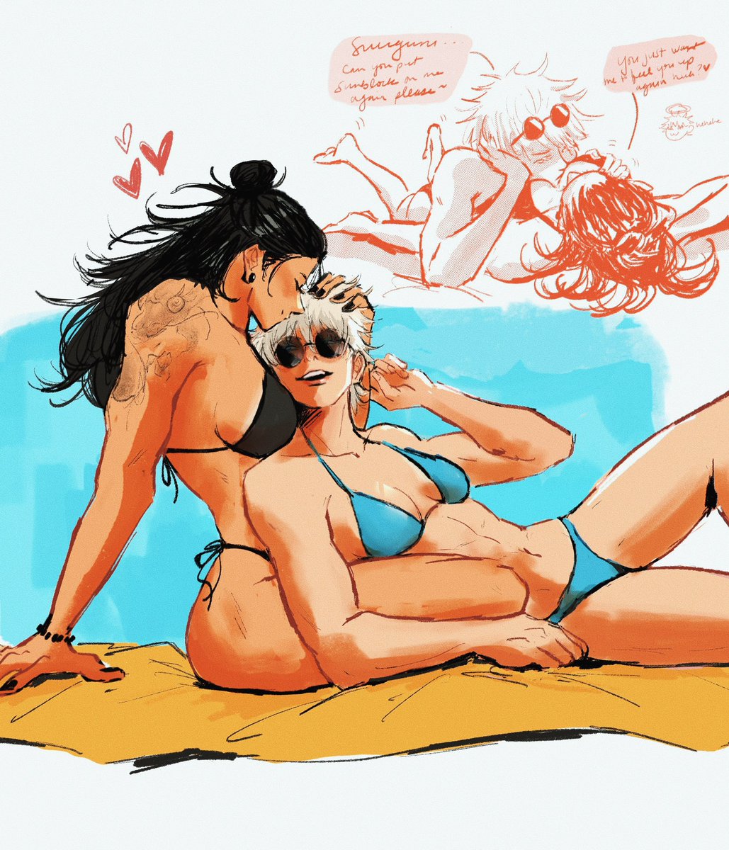 nalonzooo's tweet image. 🏖️ #satosugu