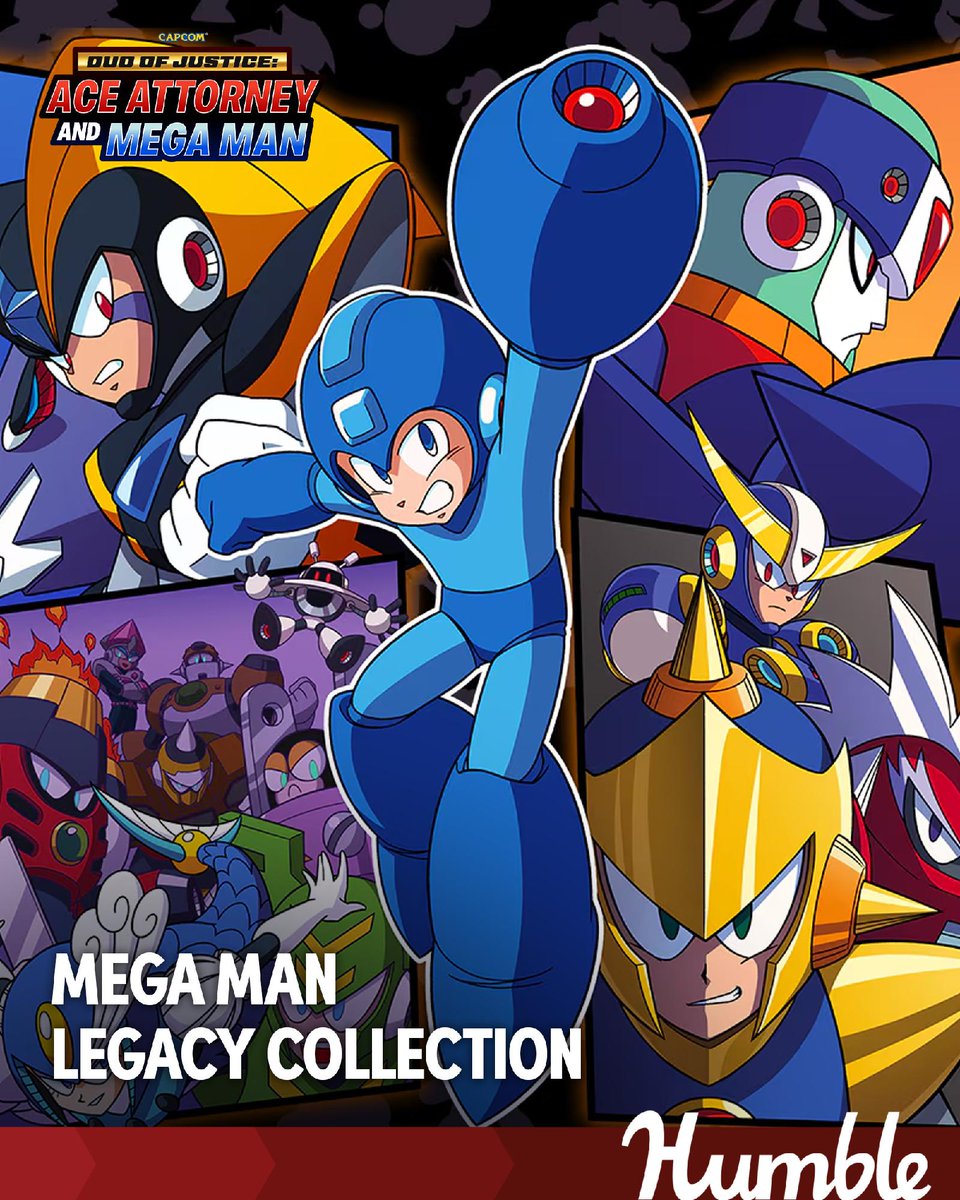 Humble Bundle (@humble) on Twitter photo Mega savings and mega fun—with Mega Man & Phoenix Wright! This bundle from Capcom features:
- Phoenix Wright: Ace Attorney Trilogy
- The Great Ace Attorney Chronicles
- Mega Man Battle Network Legacy Collection Vol. 1 & 2
- and more! Supports <a href="/BreakthroughT1D/">Breakthrough T1D</a> | Mega savings and mega fun—with Mega Man & Phoenix Wright! This bundle from Capcom features:
- Phoenix Wright: Ace Attorney Trilogy
- The Great Ace Attorney Chronicles
- Mega Man Battle Network Legacy Collection Vol. 1 & 2
- and more! Supports <a href="/BreakthroughT1D/">Breakthrough T1D</a> |