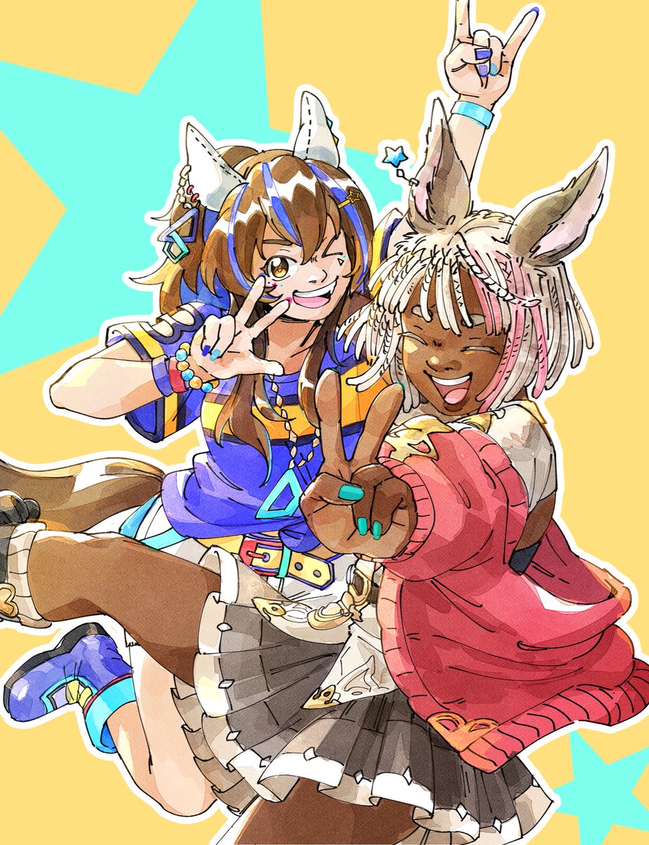 meeting daitaku helios for the first time like welcome back chloe gbf 💯🔥
#umamusume #gbf