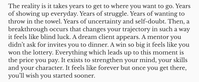 waronweakness's tweet image. It takes years