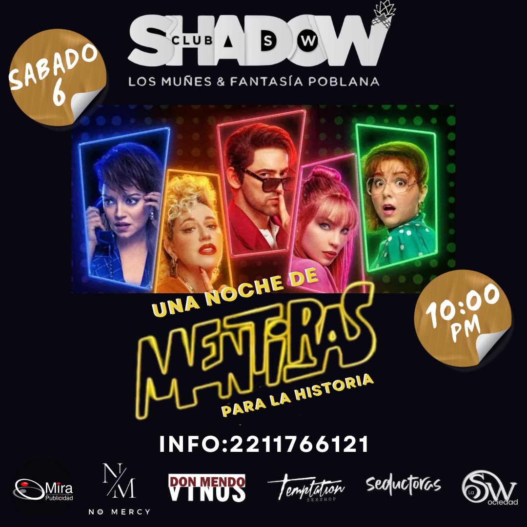 En #ShadowClubSw los cumpleaños son una gran fiesta ...🥳 Acompáñanos a festejar el cumpleaños de <a href="/PoblanaFantasia/">Fantasia Poblana</a> de una manera divertida  🎊
✨Parejas nuevas y experimentadas, singles, unicornios ✨ Bienvenidos 🔥 
🎉Cupo limitado 
Informes:  2️⃣2️⃣1️⃣1️⃣7️⃣6️⃣6️⃣1️⃣2️⃣1️⃣ o por MD