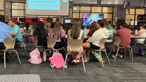 We had an exciting time hosting a presentation by the TCU representative! Our Seniors are starting to show interest in different universities! 🐯🎓